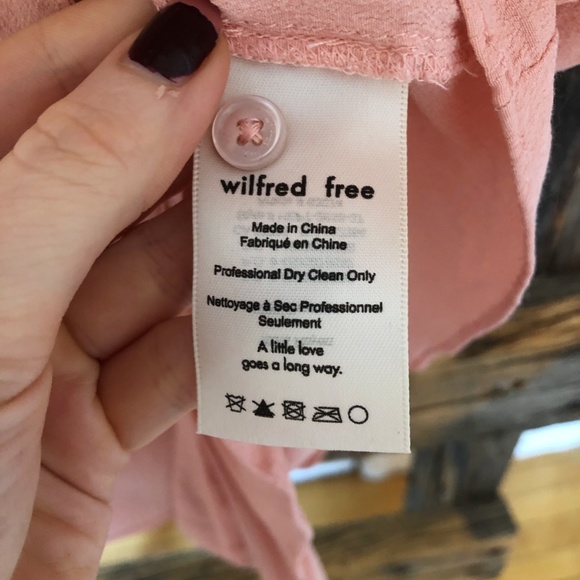 WILFRED FREE Pink Front-Tie Blouse - Picture 8 of 9